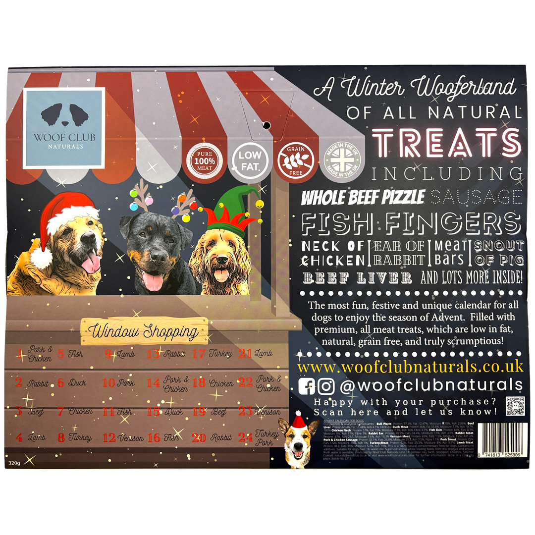 Advent Calendar for Dogs by Woof Club Naturals